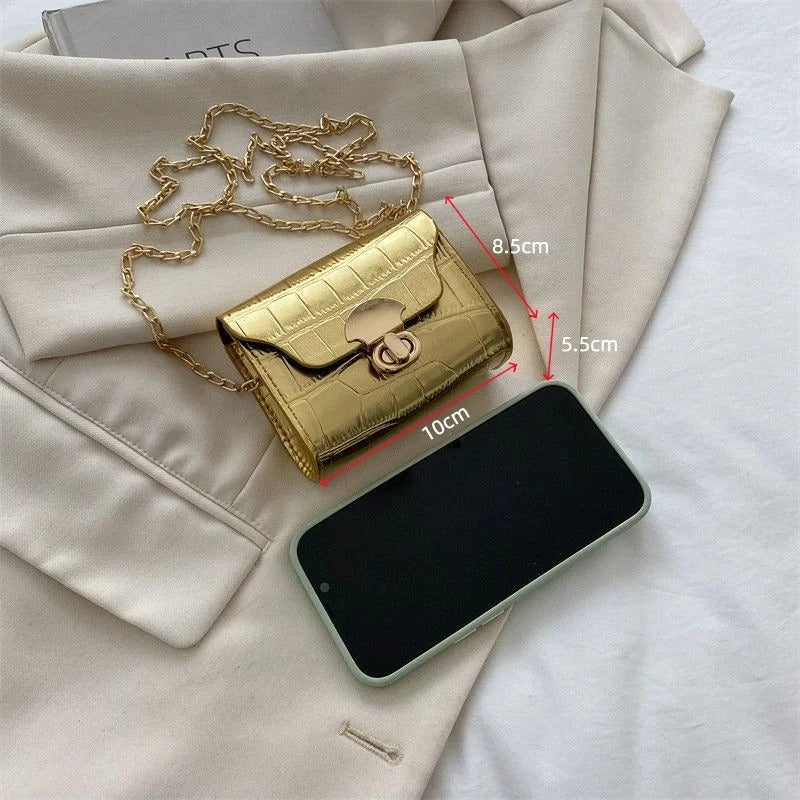 Mini fashionable shoulder crossbody small box bag,