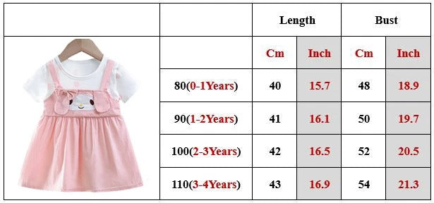 New Baby Girl Dress Cartoon Dog Lovely Princess Dress