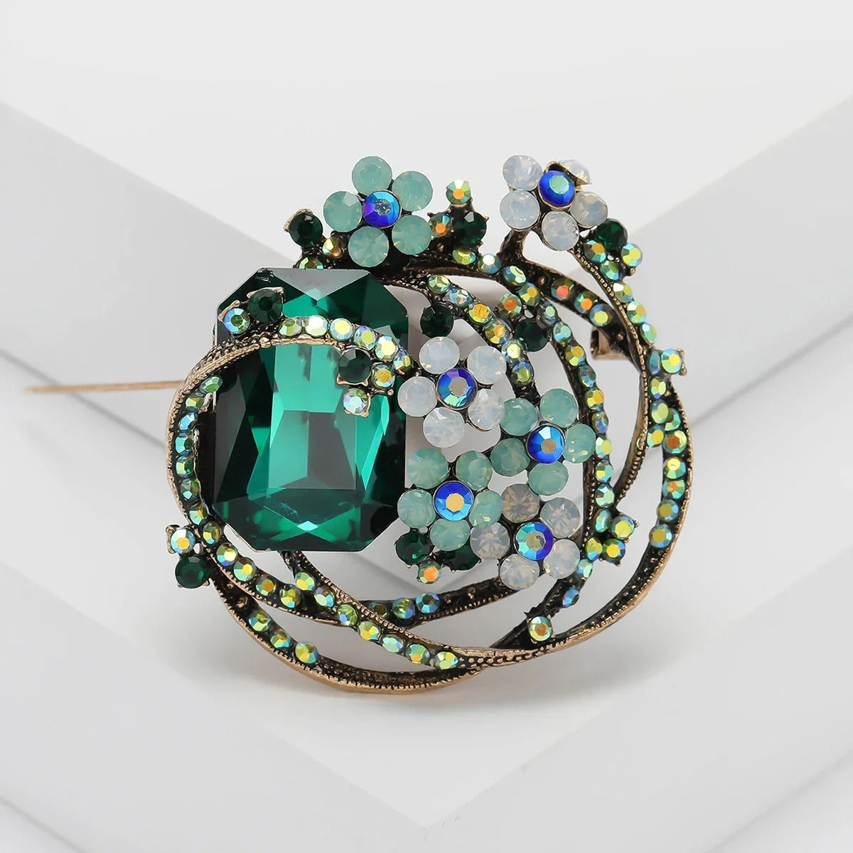 Flower Pins Banquet Party Backpack Brooches