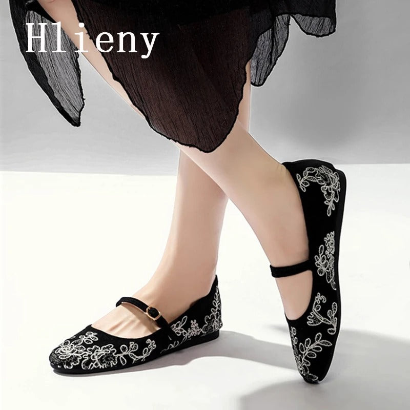 Strap Ladies Ballet Sneaker