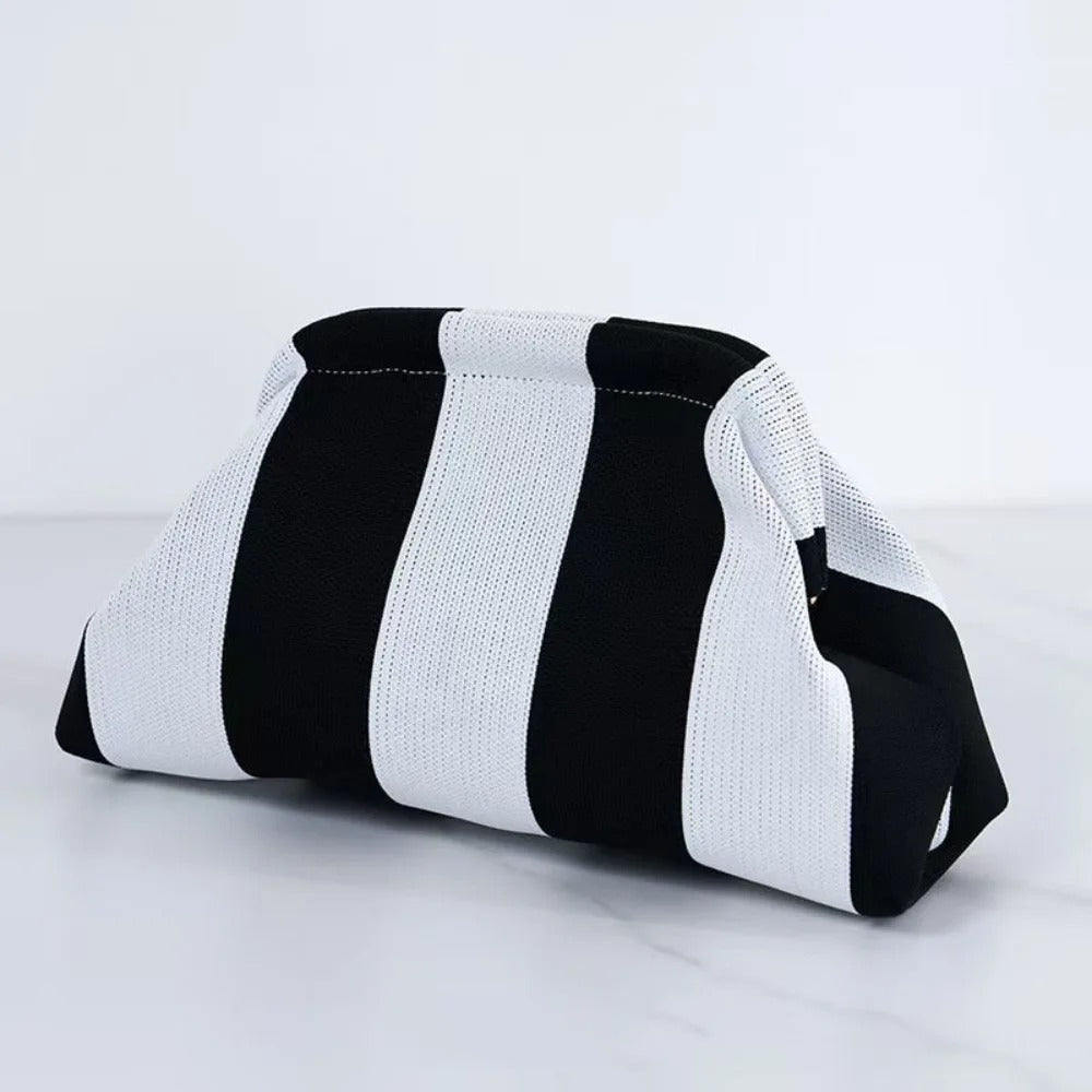 Woven Crochet Stripe Crochet Handbags