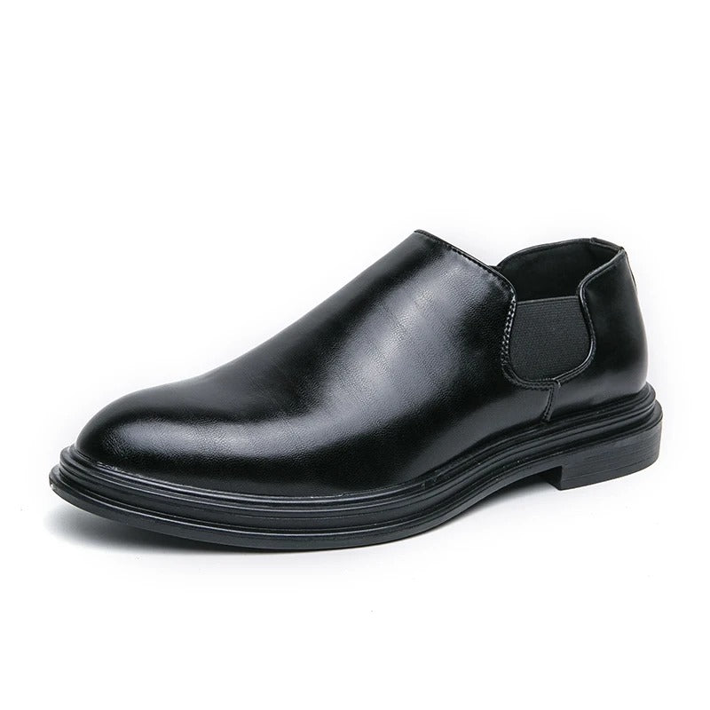 Men's riding boots British low-top short leather boots