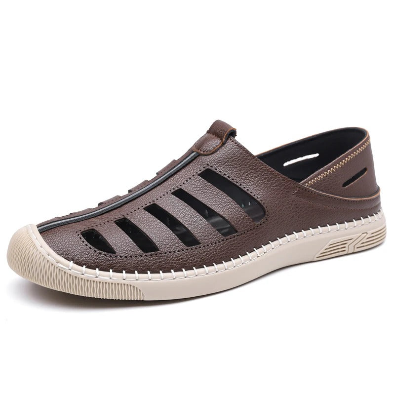 Sandals Man Beach Shoes Fashion Outdoor British Style Walking Loafers Male