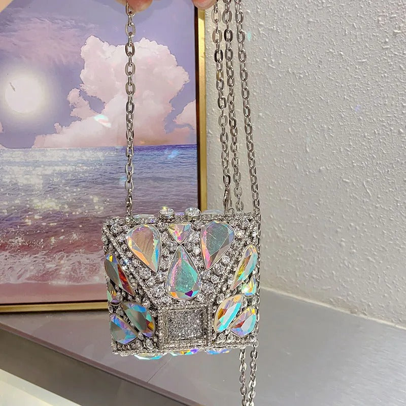 Bling Shiny Mini Bag Rhinestones Diamond Evening Bag