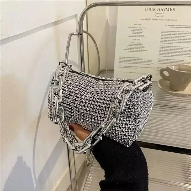 Glitter Chain Prom Purse,