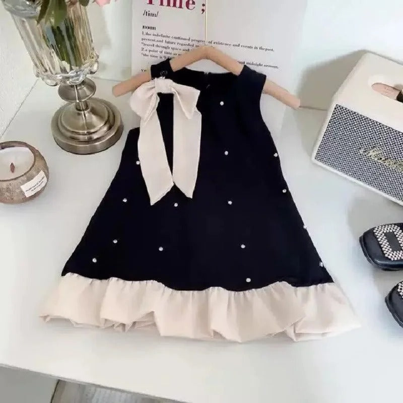 Children's Sleeveless Dress Fashionable Loose Versatile Girl Princess Style.