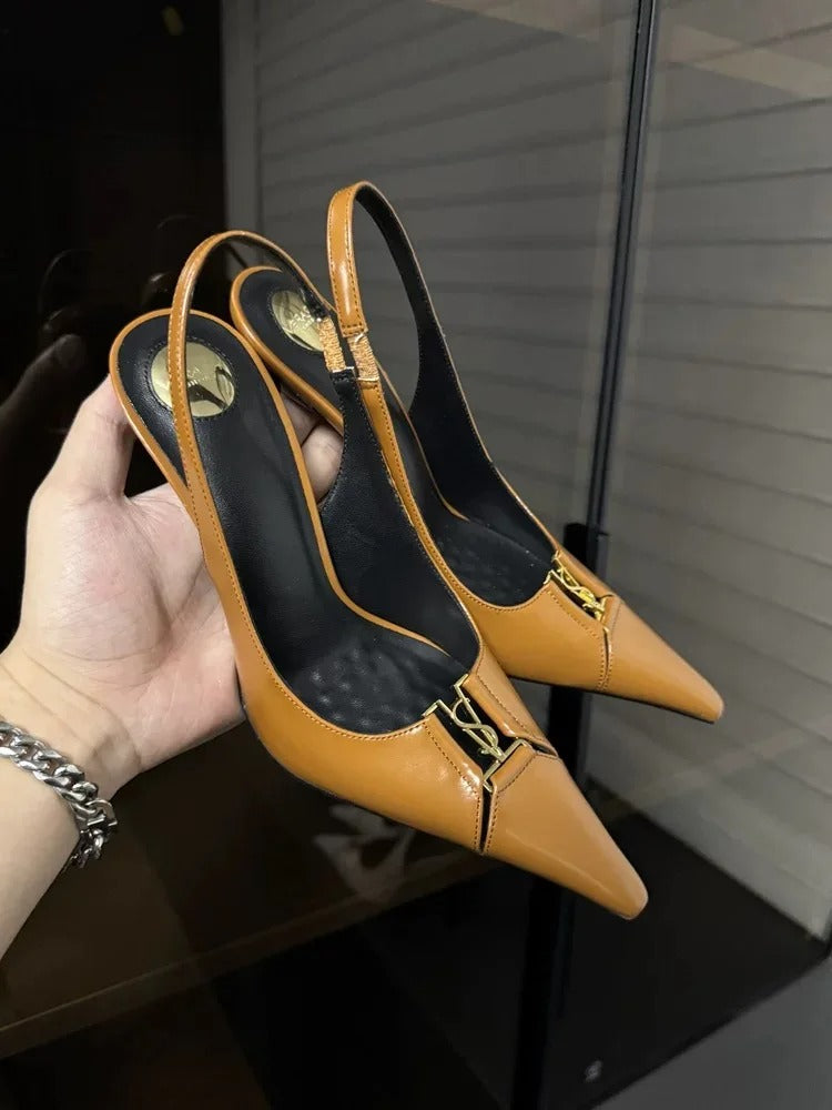 Women's Fashion Space Stiletto Sandals Women's White Single Shoes.