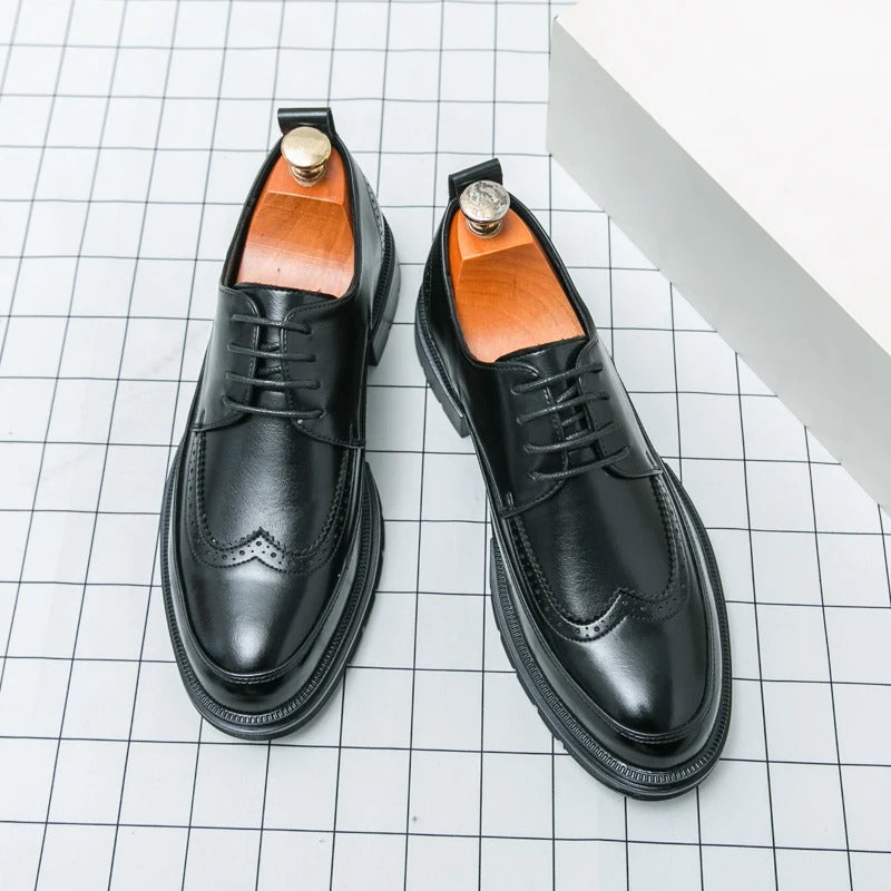 Men's Dress Shoes Fashion Office Business Leather Shoes