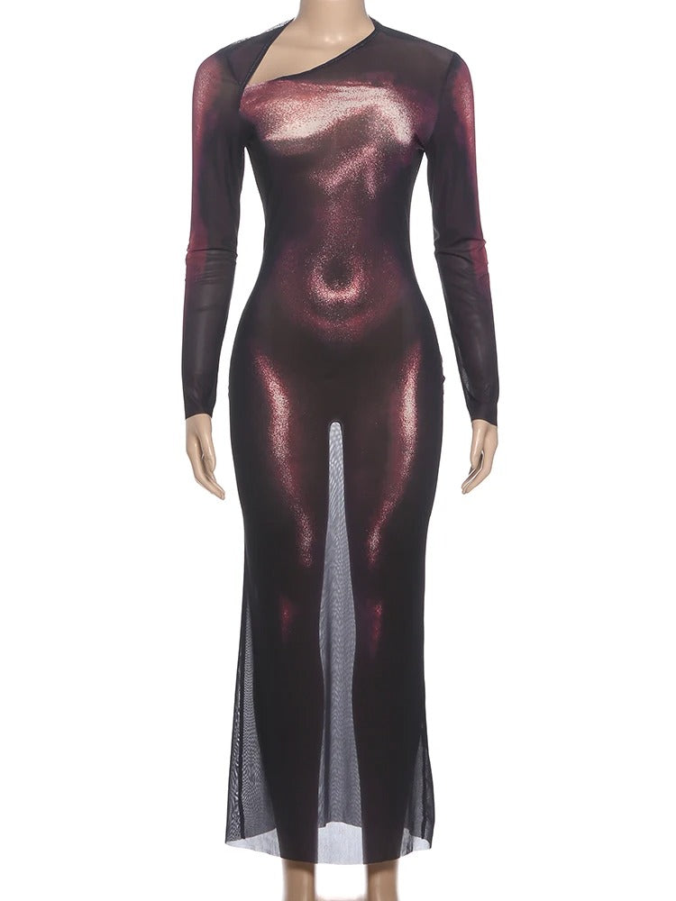 Trend Hottie Street Clubwear Stretch Skinny Maxi Bodycon
