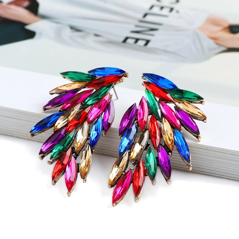 Crystal Stud Earrings For Women