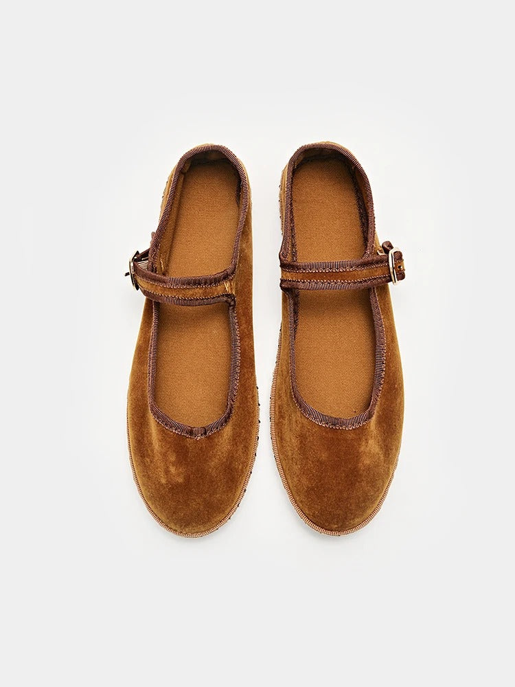 Hand Stitch Casual Streetwear Ballet Flats Pumps