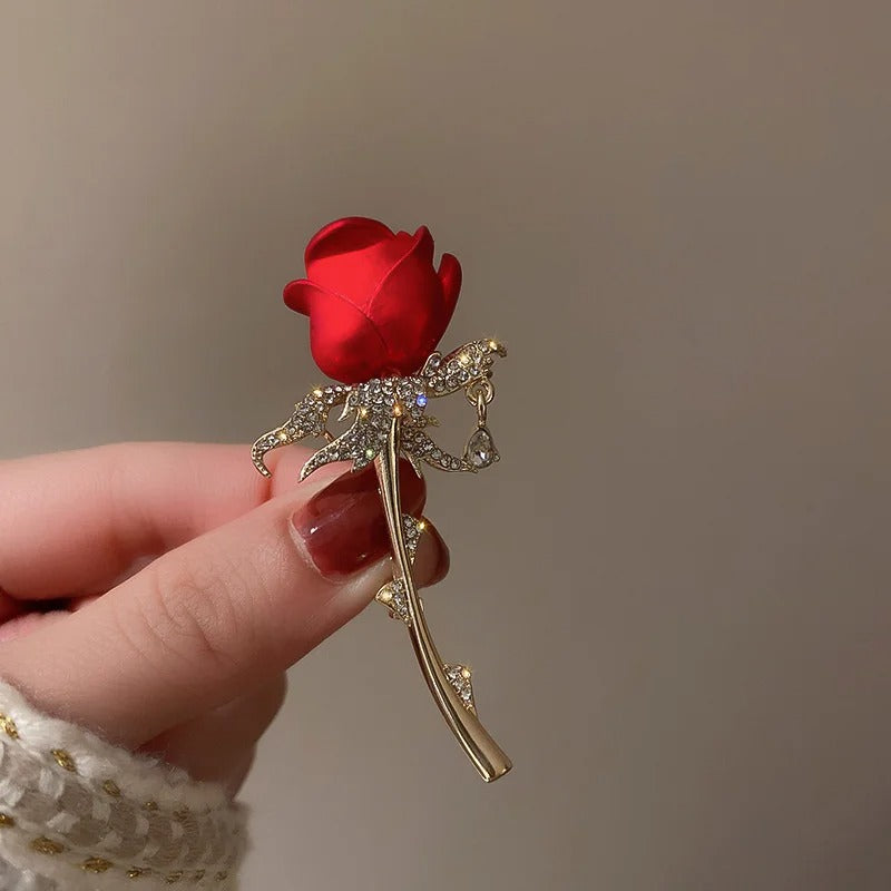 Rose Flower Brooches for Women