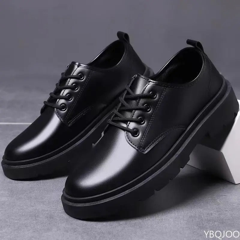 Simple Comfortable Anti slip Wear resistant Round Head Men's Shoes