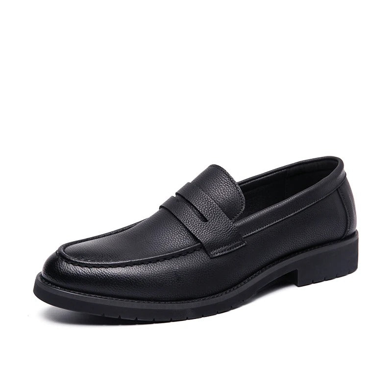 New soft leather breathable leather shoes men Europe station casual British
