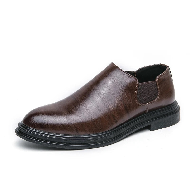 Men's riding boots British low-top short leather boots