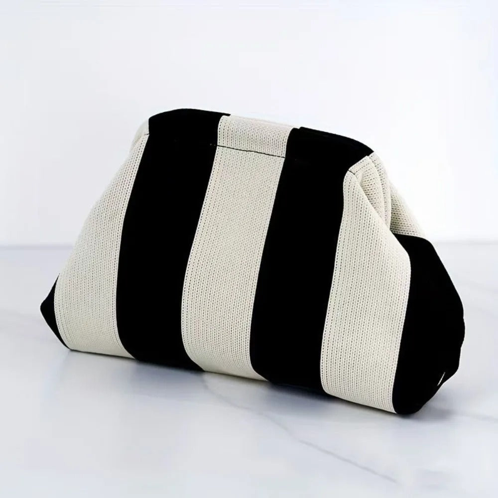Woven Crochet Stripe Crochet Handbags