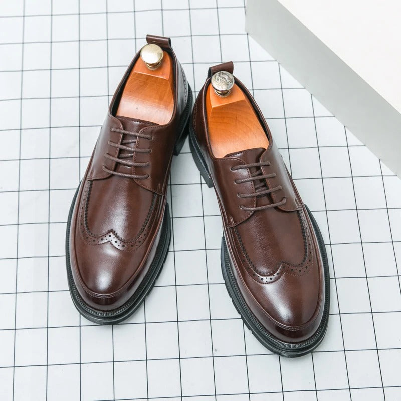 Men's Dress Shoes Fashion Office Business Leather Shoes