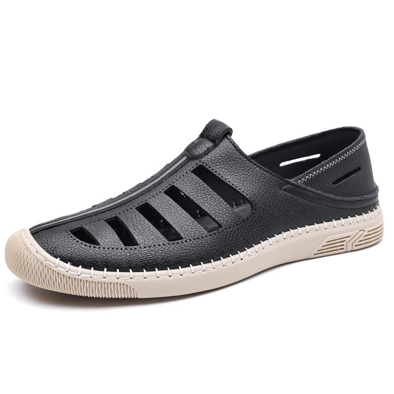 Sandals Man Beach Shoes Fashion Outdoor British Style Walking Loafers Male