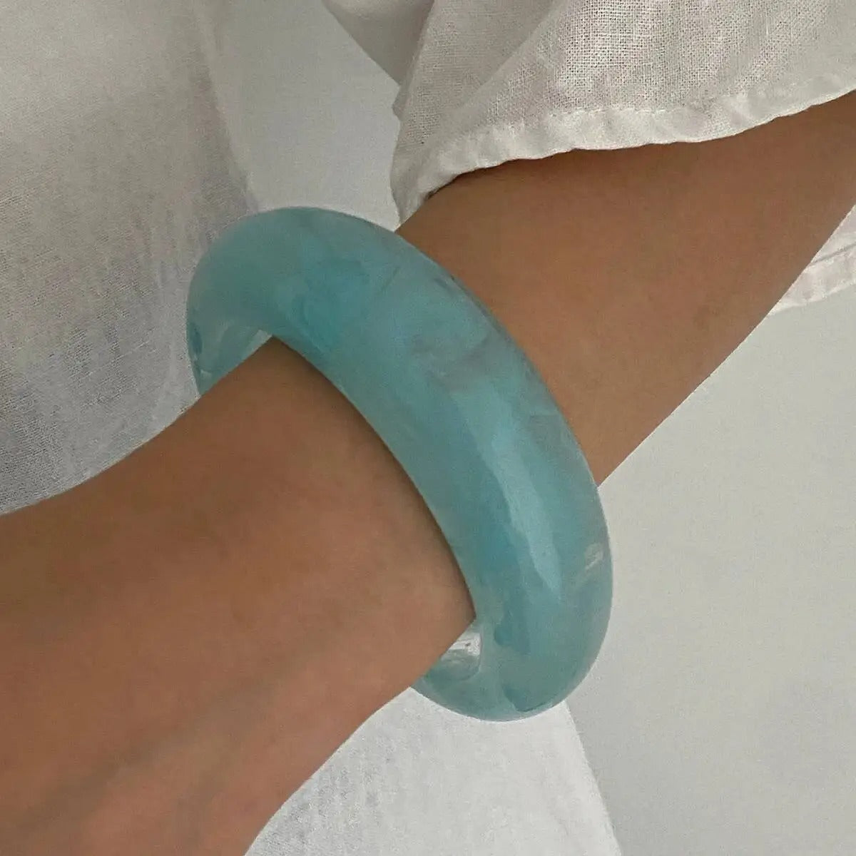 Geometric Metal Wide Bracelet
