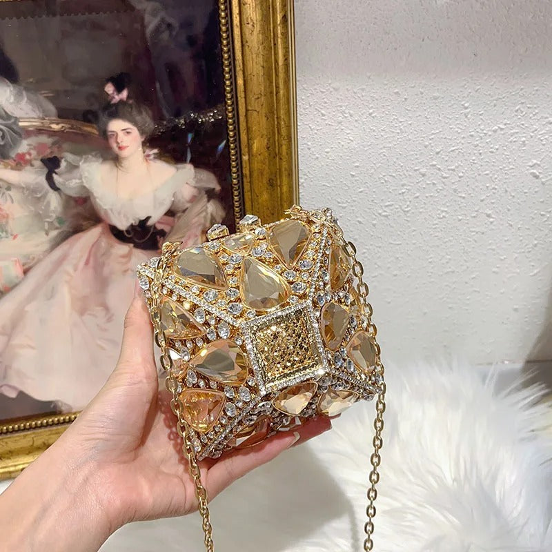 Bling Shiny Mini Bag Rhinestones Diamond Evening Bag