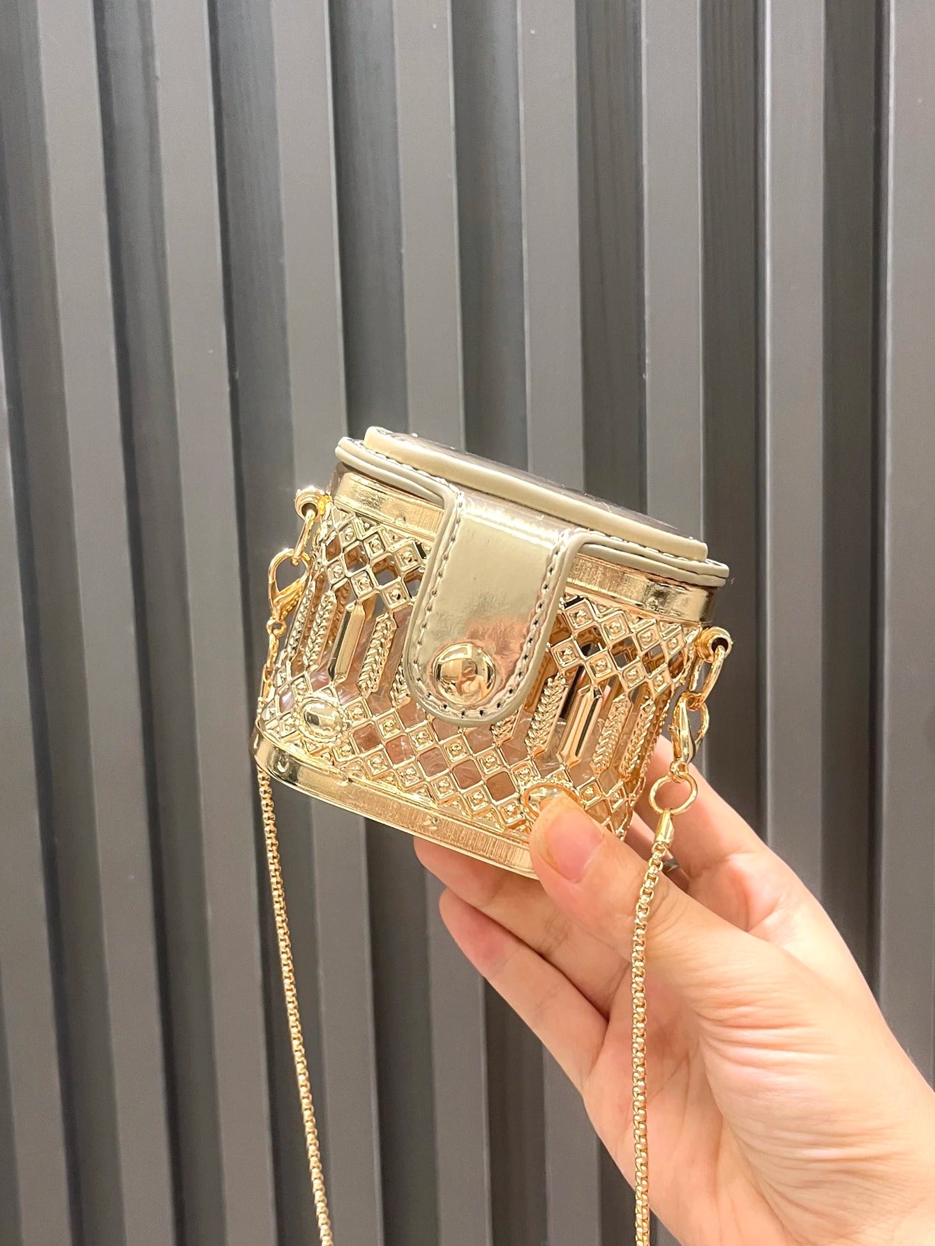 Golden Designer shoulder bags