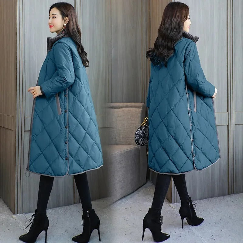 Winter Female Casual Parkas Outwear