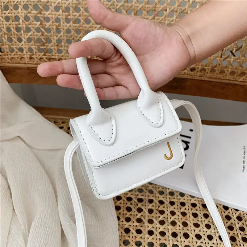 Kids Mini PU Leather Crossbody Bag