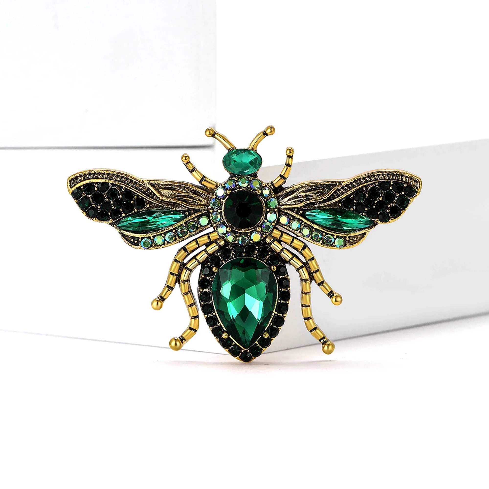 Rhinestone Bee Brooches for Women