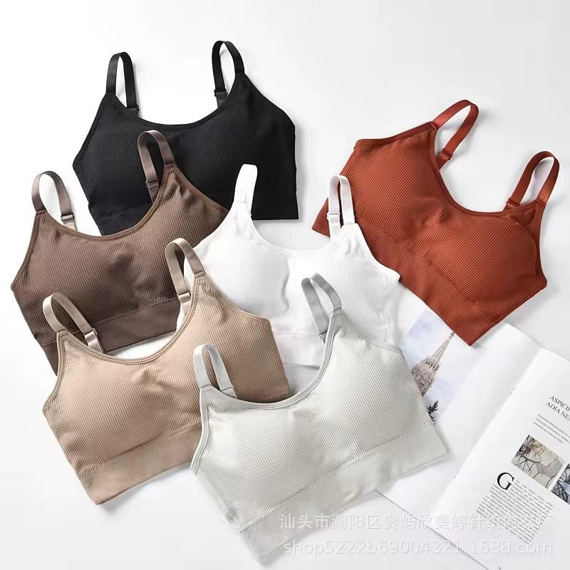 Wireless longline bra