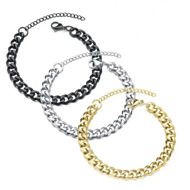 Polished Flat Cuban Chain