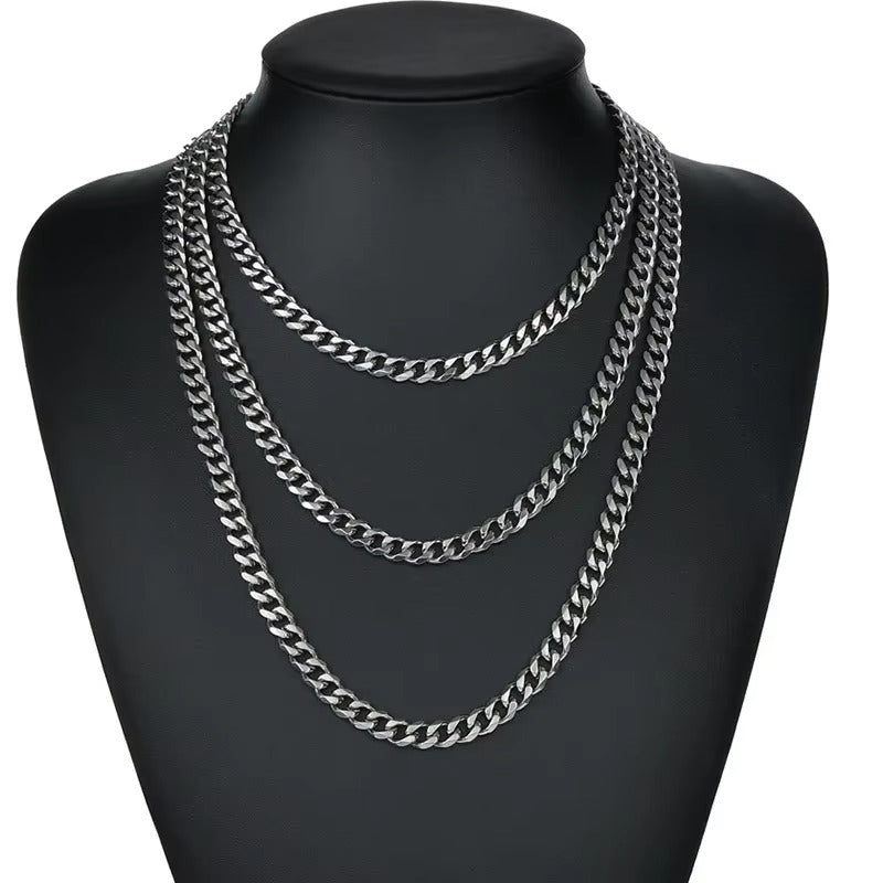 Polished Flat Cuban Chain