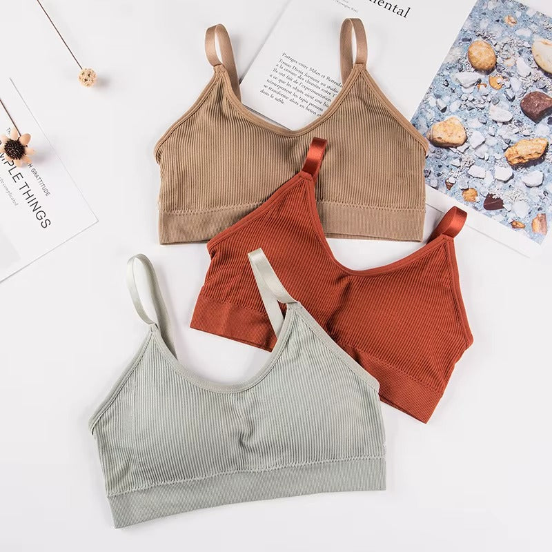 Wireless longline bra