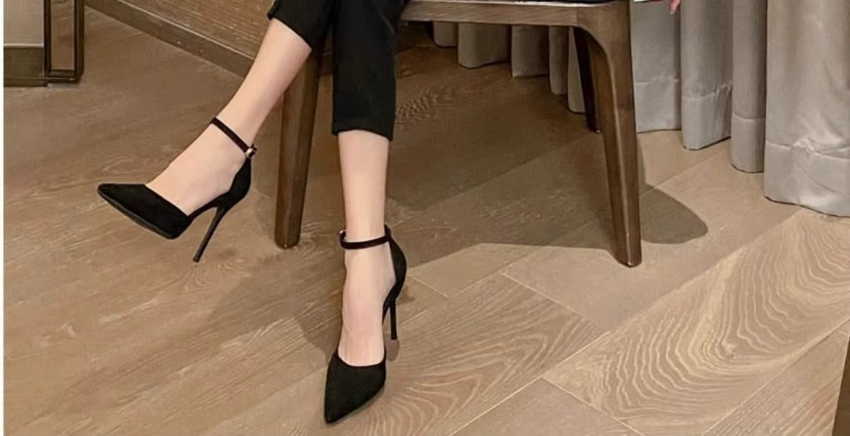Suede Heels
