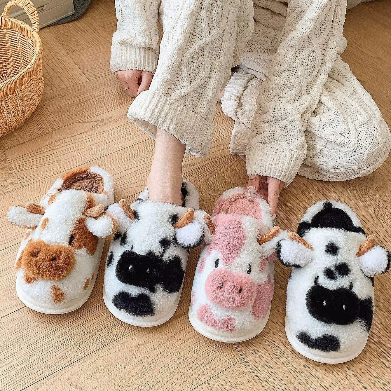 Moo Soft Home Slippers
