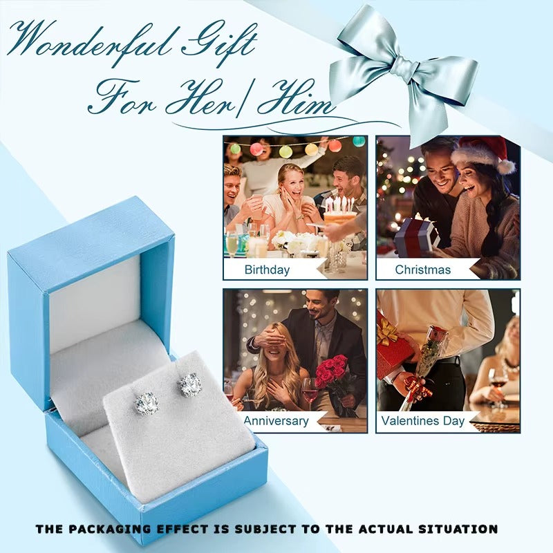 Rhinestone Ear Studs Earrings