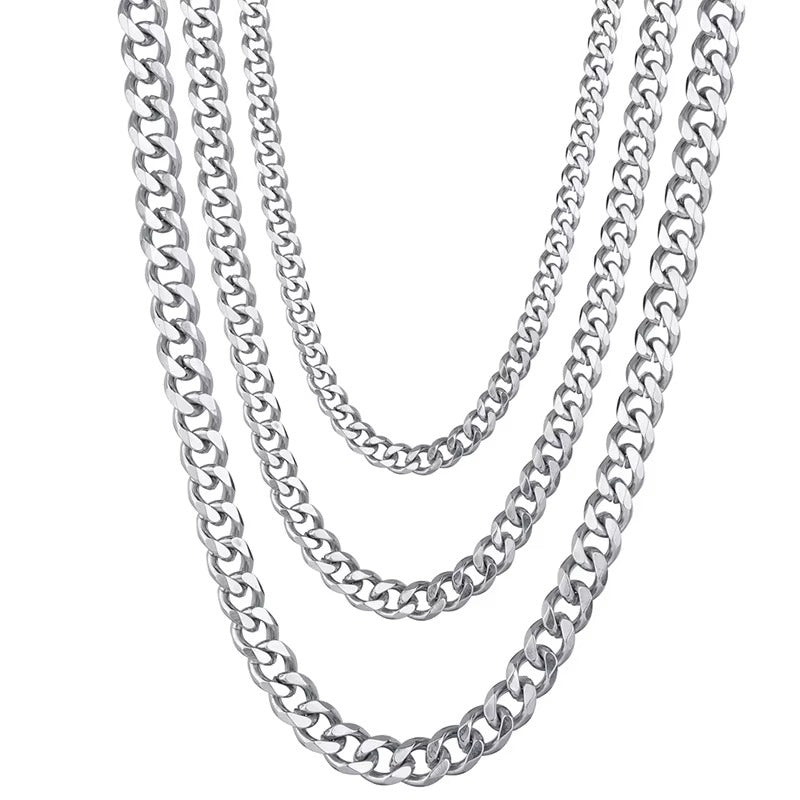 Polished Flat Cuban Chain
