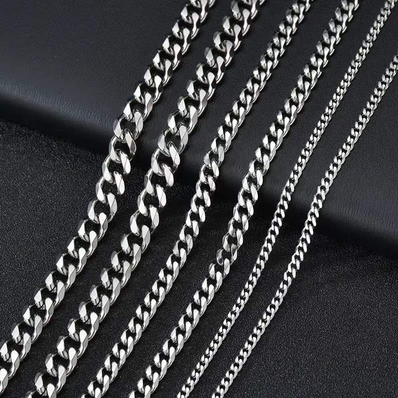 Polished Flat Cuban Chain