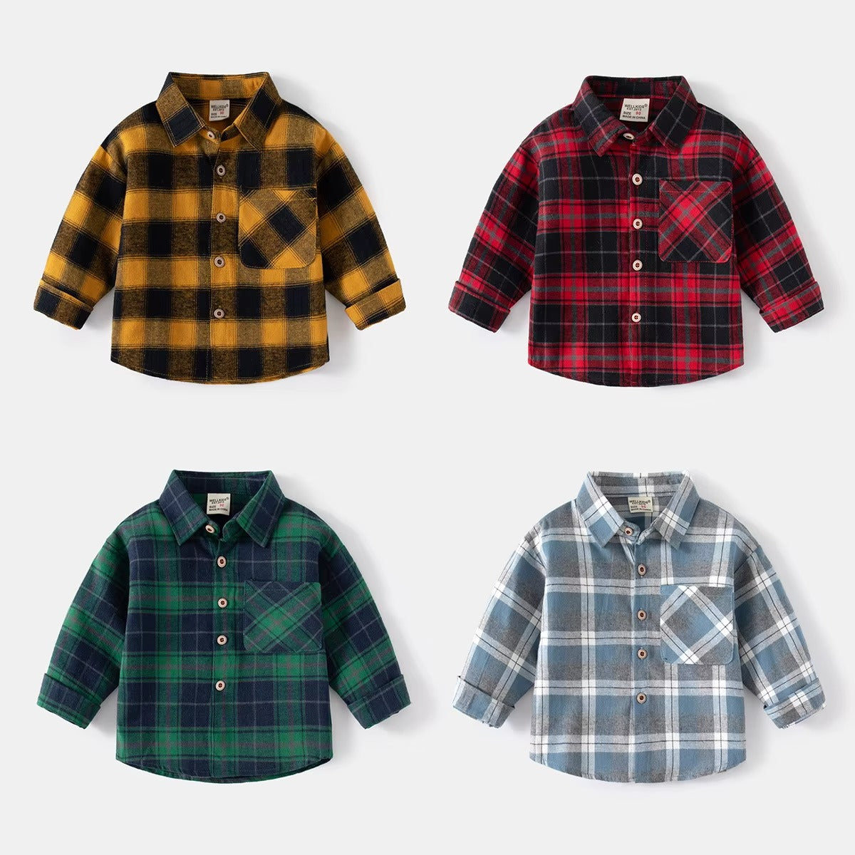 Children Flannel Lumberjack Shirt