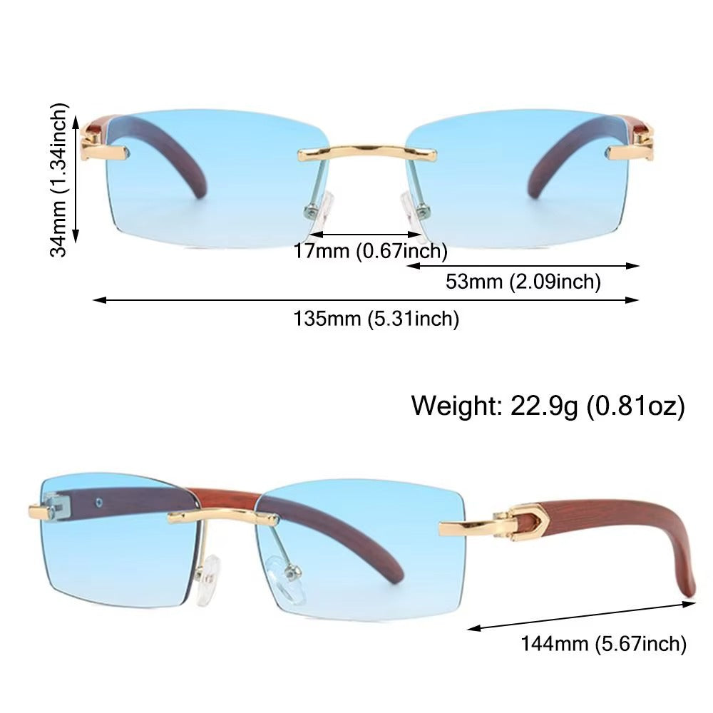 Rimless Sunglasses
