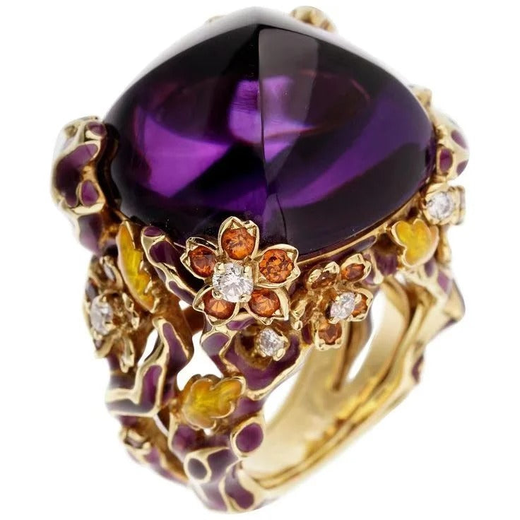 butterfly pattern women's ring.