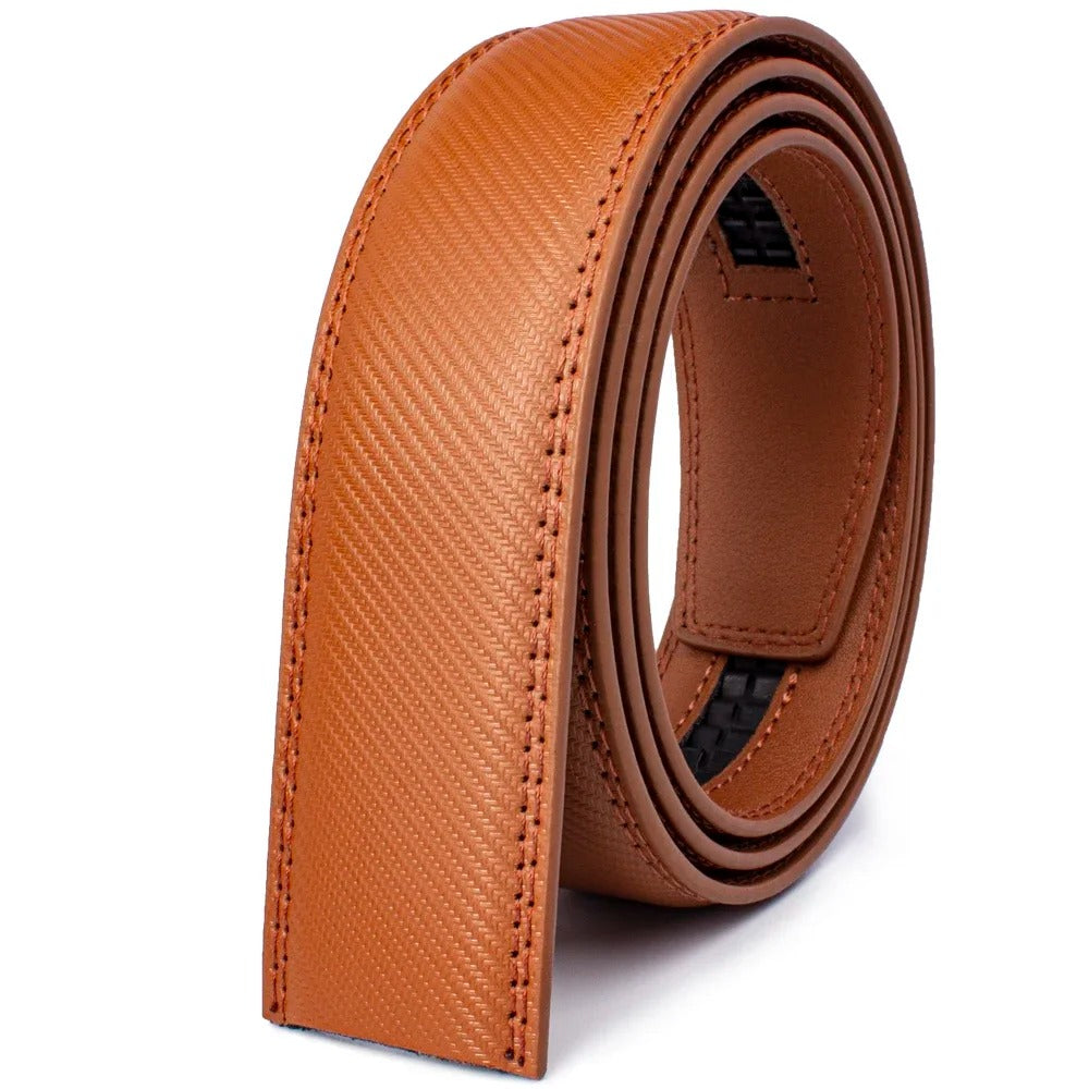 Leather Belts Without Buckle for Men Women High Quality Male Jeans Belt
