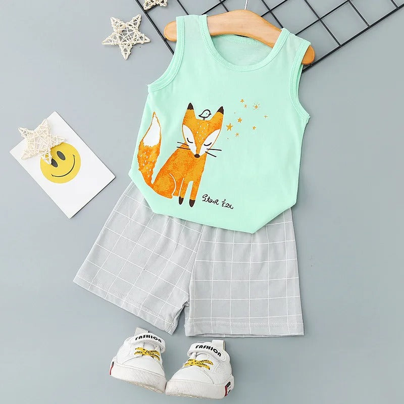 Cartoon Children's Dinosaur Pajamas Sleepwear Kids.