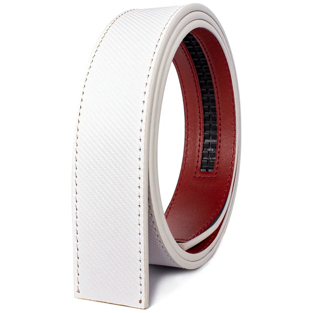 Leather Belts Without Buckle for Men Women High Quality Male Jeans Belt
