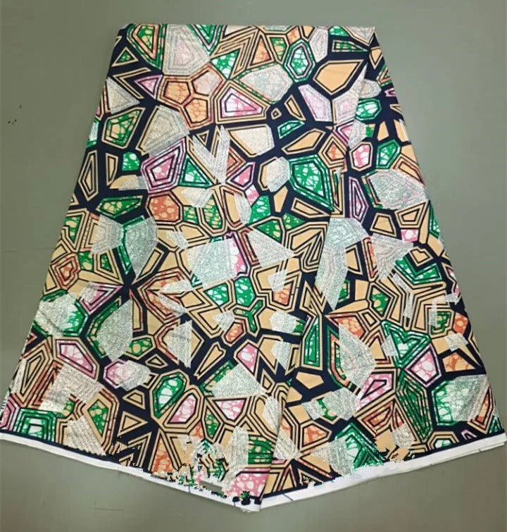 Ankara Fabric 6 Yards African Fabric for Party Dress