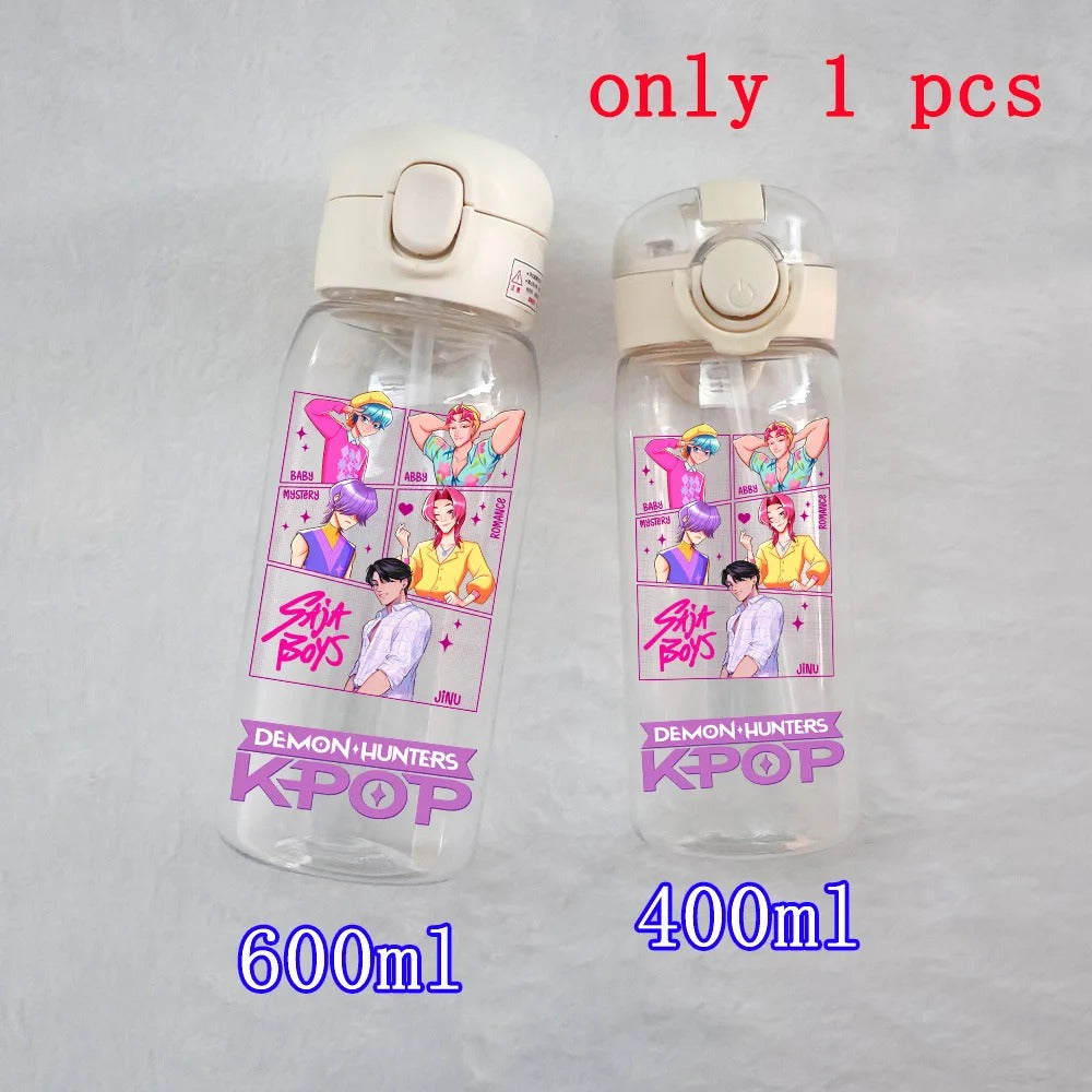 400ML-600ML K-pop Drinking Bottle School Hendrix Gourde.