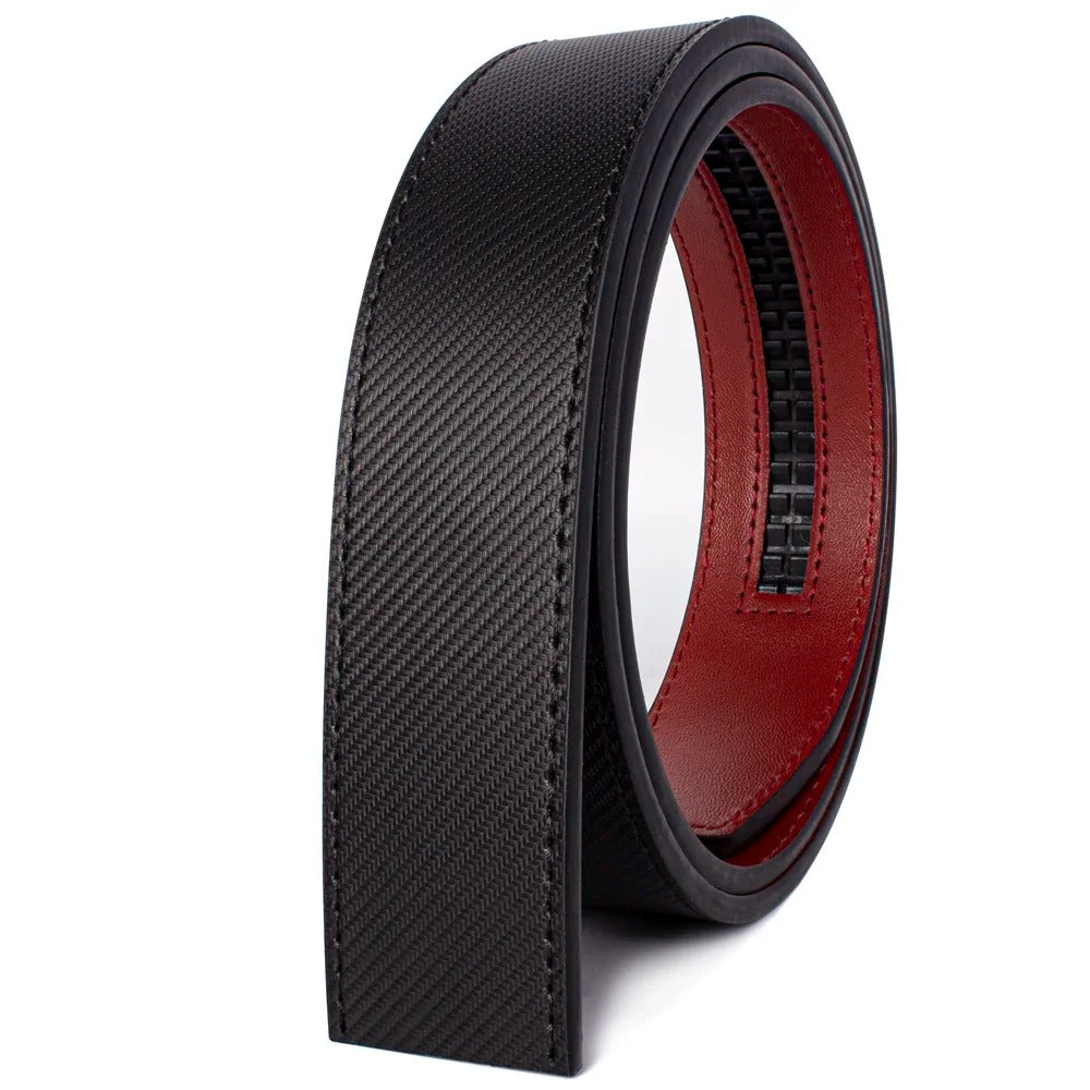 Leather Belts Without Buckle for Men Women High Quality Male Jeans Belt