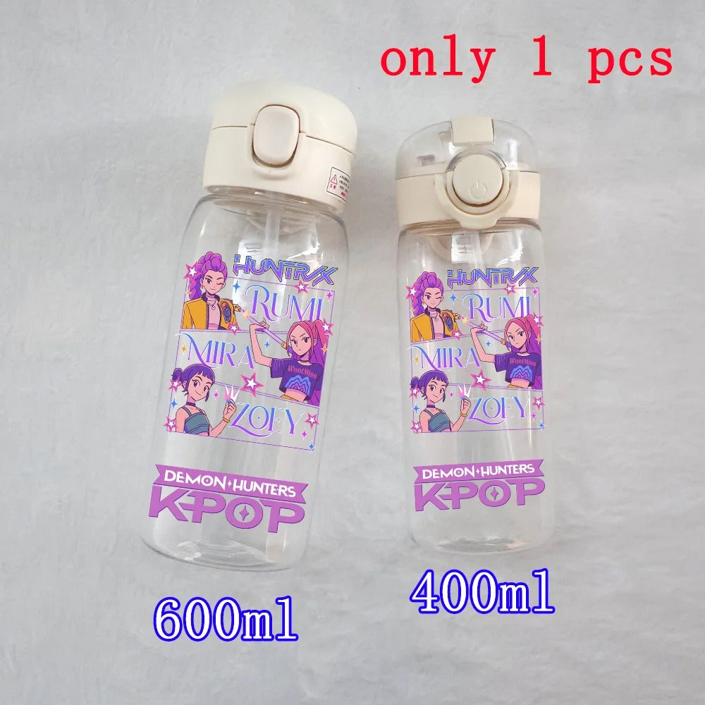 400ML-600ML K-pop Drinking Bottle School Hendrix Gourde.