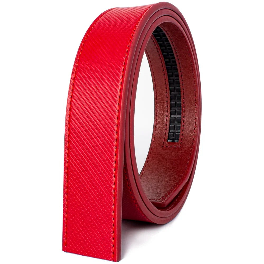 Leather Belts Without Buckle for Men Women High Quality Male Jeans Belt