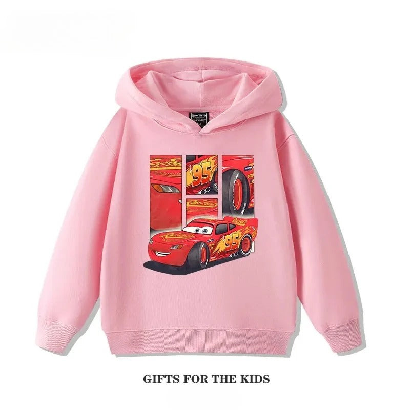 Winter Casual Top Racing Cars Lightning McQueen