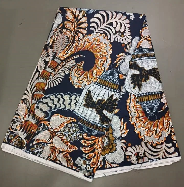 Ankara Fabric 6 Yards African Fabric for Party Dress